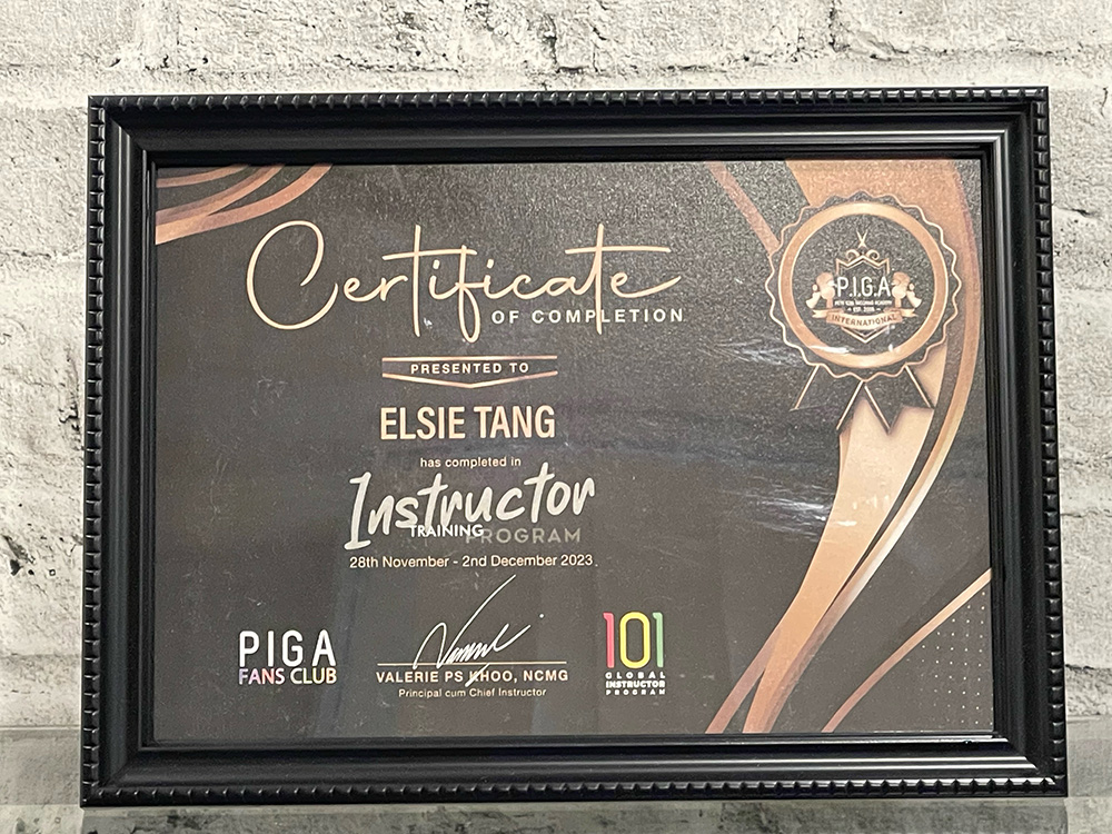 Certificate of Completion